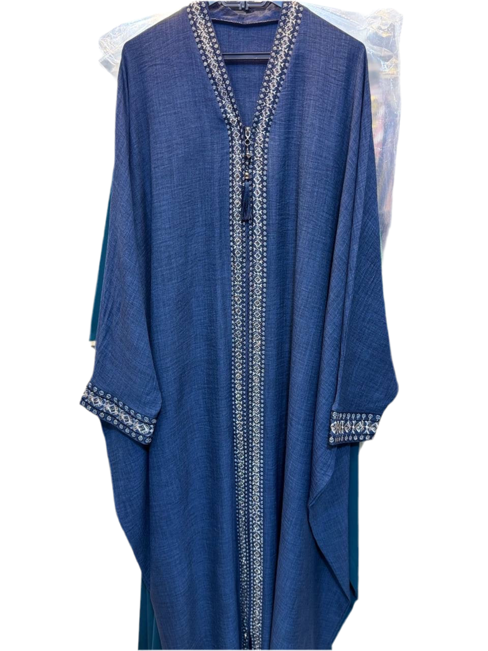 Linen Butterfly Abaya
