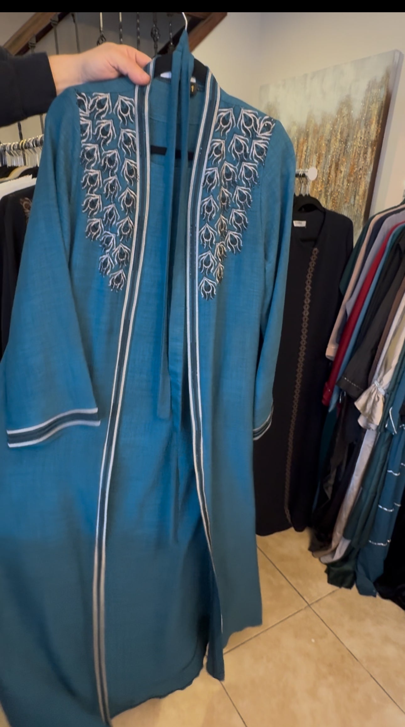 Peacock Abaya