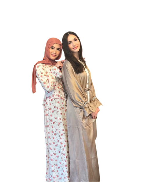 GOLDEN OPEN ABAYA